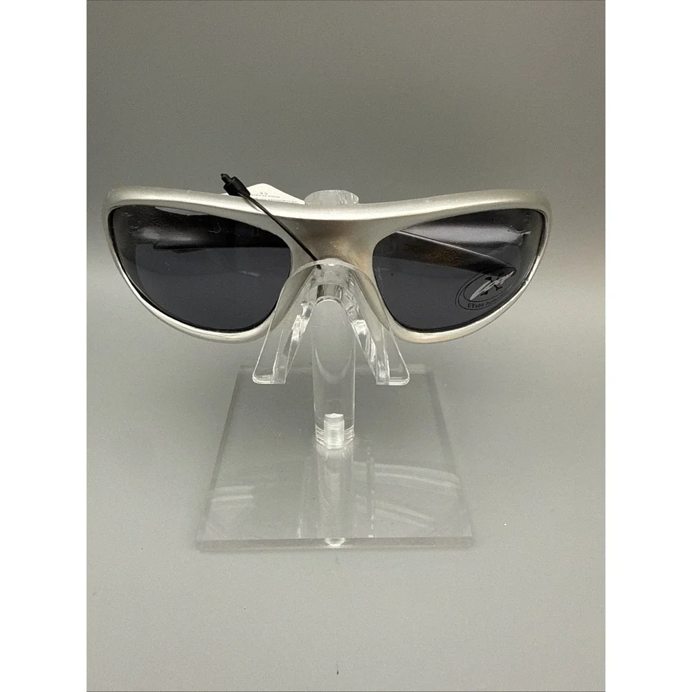 X-Loop Kid Authentic Silver Sport Baseball Cycling Wrap Sunglasses UV400 Protect